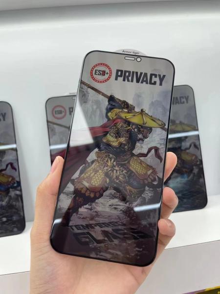 Protector de tela de privacidade anti-impressão digital ESD para Iphone14 Pro Max
