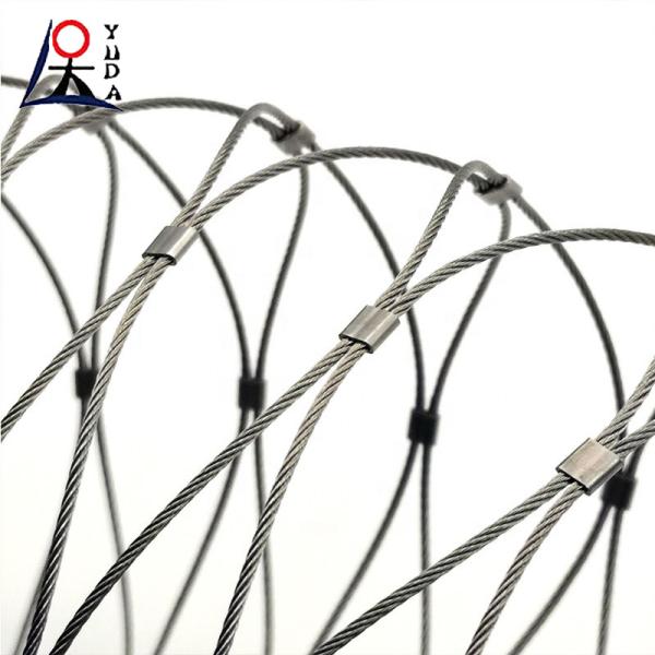 Stainless Steel Wire Rope Net For Welding Building Metal Decorative Protection Net Security Slope Protection Network