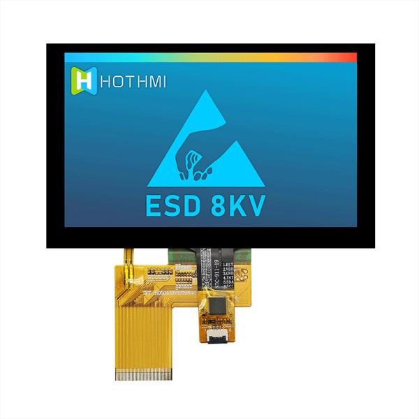 5 экран касания модуля температуры TFT LCD монитора дюйма 800X480 Pcap широкий