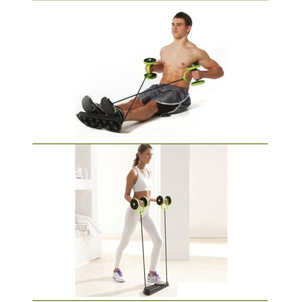 Multi Functional Abdominal Wheel Plastic Roller AB Wheel Portable Home Equipment