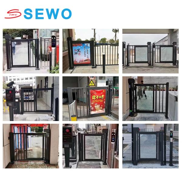 Puerta automática de estacionamiento de vehículos