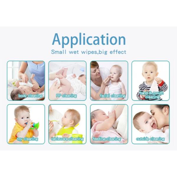 Детский бамбук одноразовые мокрые салфетки вода натуральная органическая чистка эко рукой