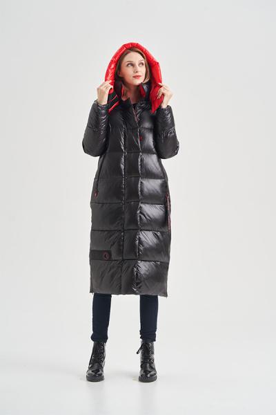 FODARLLOY Wholesale cotton jacket New Arrival Winter Shiny Cotton Hooded  womens jacket and coats