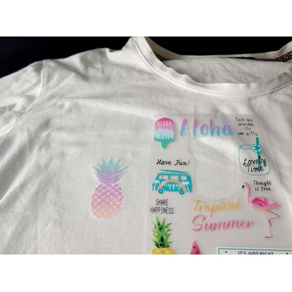 Customized Hot Stamping Sticker Repeatable Heat Transfer Sticker