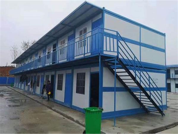 Wind Resistance Grade 11 Folding Container House Built with Q235B Steel Grade and Galvanized Steel Frame