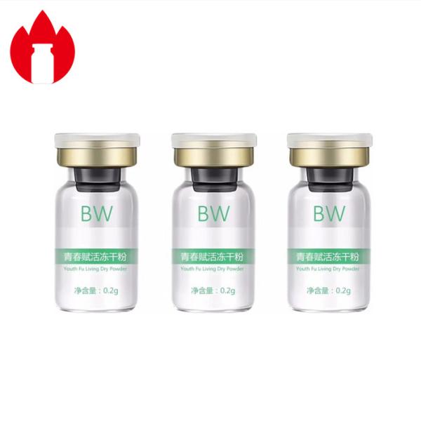 Fioles en verre de petite de 10ml 20ml médecine en verre tubulaire transparente de fioles