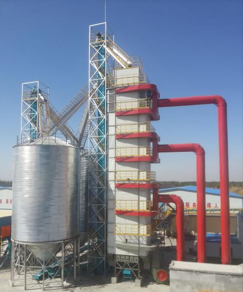 100-1000 T/D Corn Dryer Machine with Clean Hot Air Heating