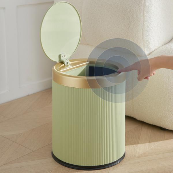 Smart Touchless Motion Sensor Trash Can Smart Trash Can Household Bedroom Trash Can with Lid