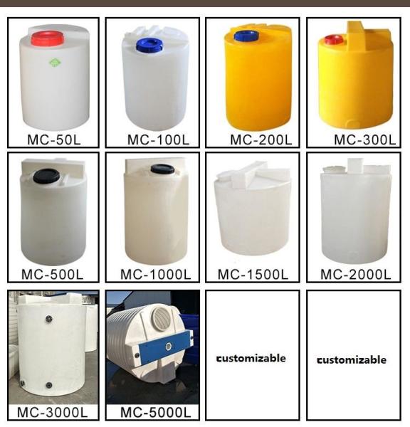 Chemical PE Plastic Barrel Drums Water Plastic tank for Water Treatment