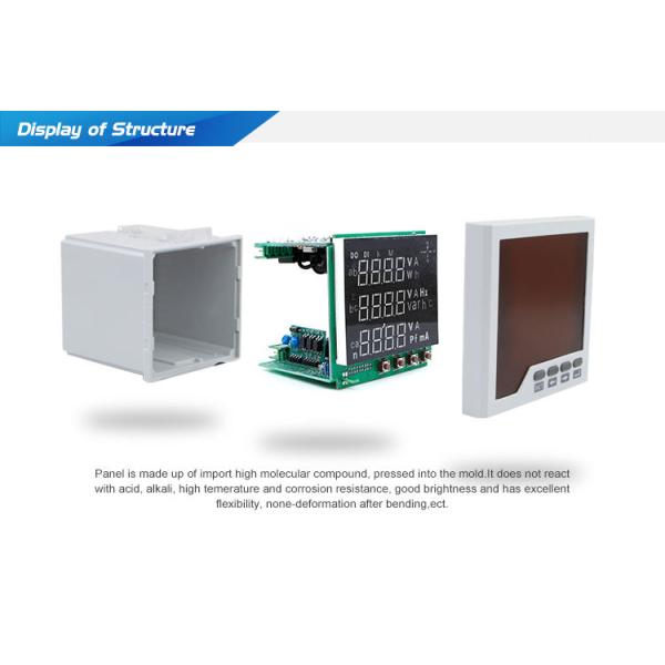 three phase digital multifunction ampere volt poer energy meter ith RS485 meter 220 volt att meter