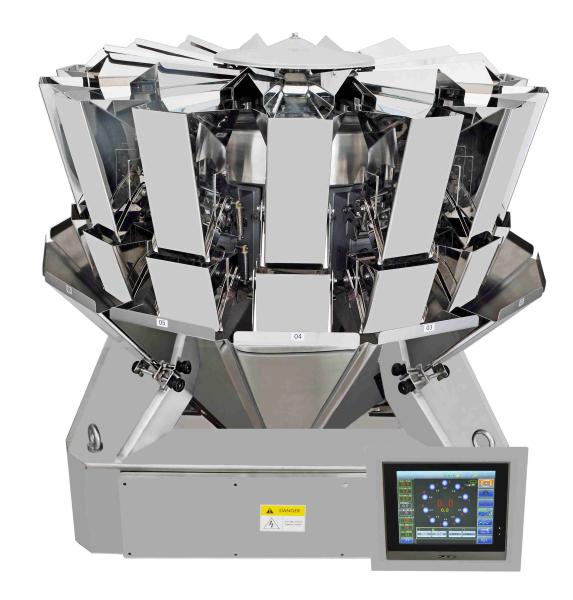 Touch Screen 14 Head Multihead Weigher Machine Multi Function Packaging Machines