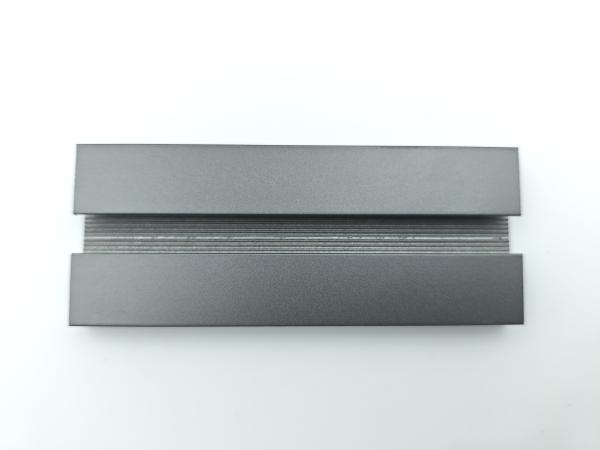 Silver Powder Coated Aluminum Profiles 6000 Series Aluminium Door Extrusion Profile