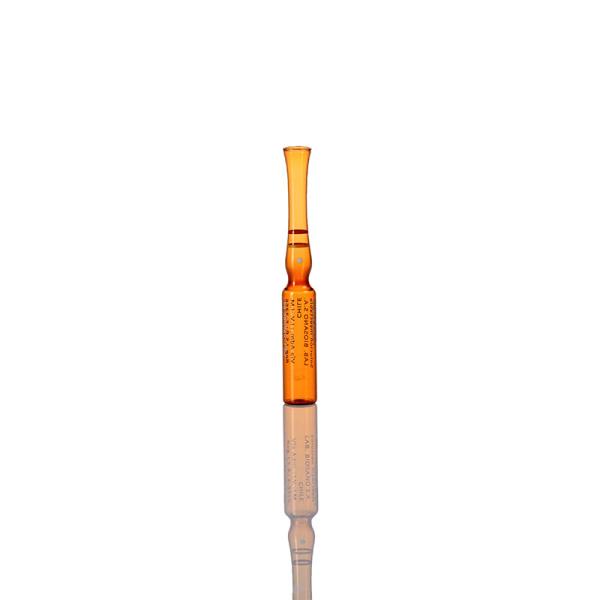 clear amber borosilicate glass ampoule medical cosmetic use