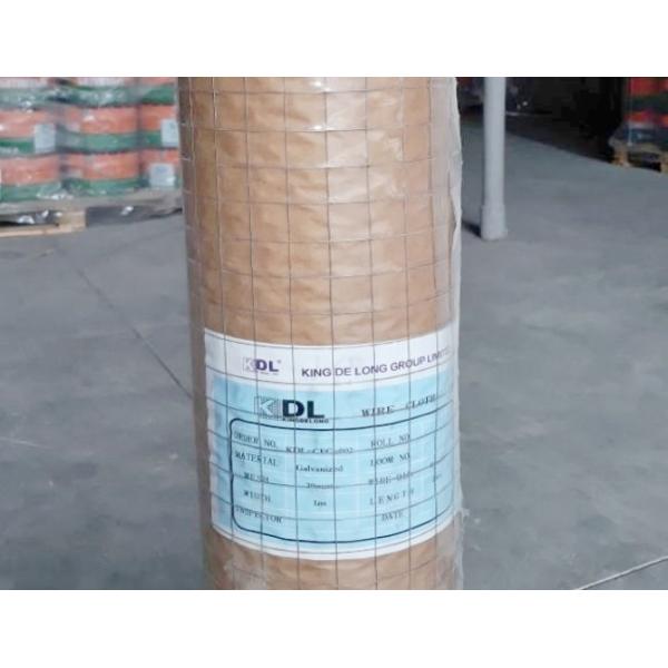 Superfície galvanizada resistente à ferrugem rolos de vedação de arame soldado 1,5 mm de diâmetro