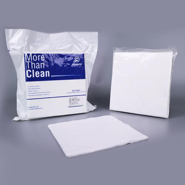 Dust Absorption Sterile Cleaning Wipes Ultrasonic Cutting Lint Free For Electronic Industry PCB SMT