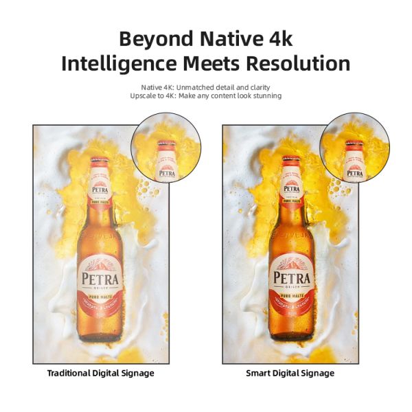 DLED Backlight Digital Advertising Display Screen Indoor Digital Signage 55