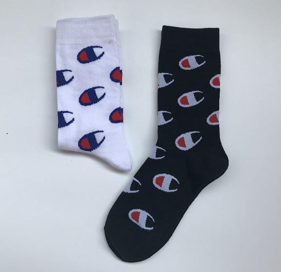 British Style Trendy Mens Socks / Mens Patterned Socks Washable For Couple