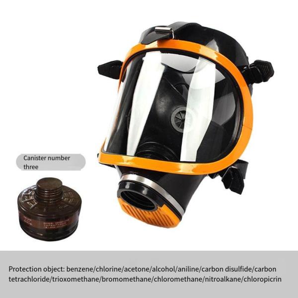 Регулируемая ремень полный лик химическая маска Пуда самозагрузка фильтр газовая маска