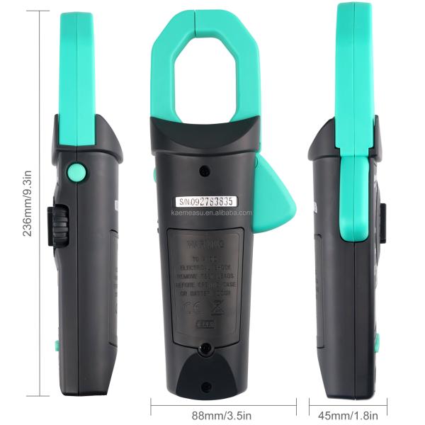 903 Clamp Meter 6000 Counts Auto Rnage Multimeter AC DC Voltage Tester Continuity Buzzer 1000v Multimeters