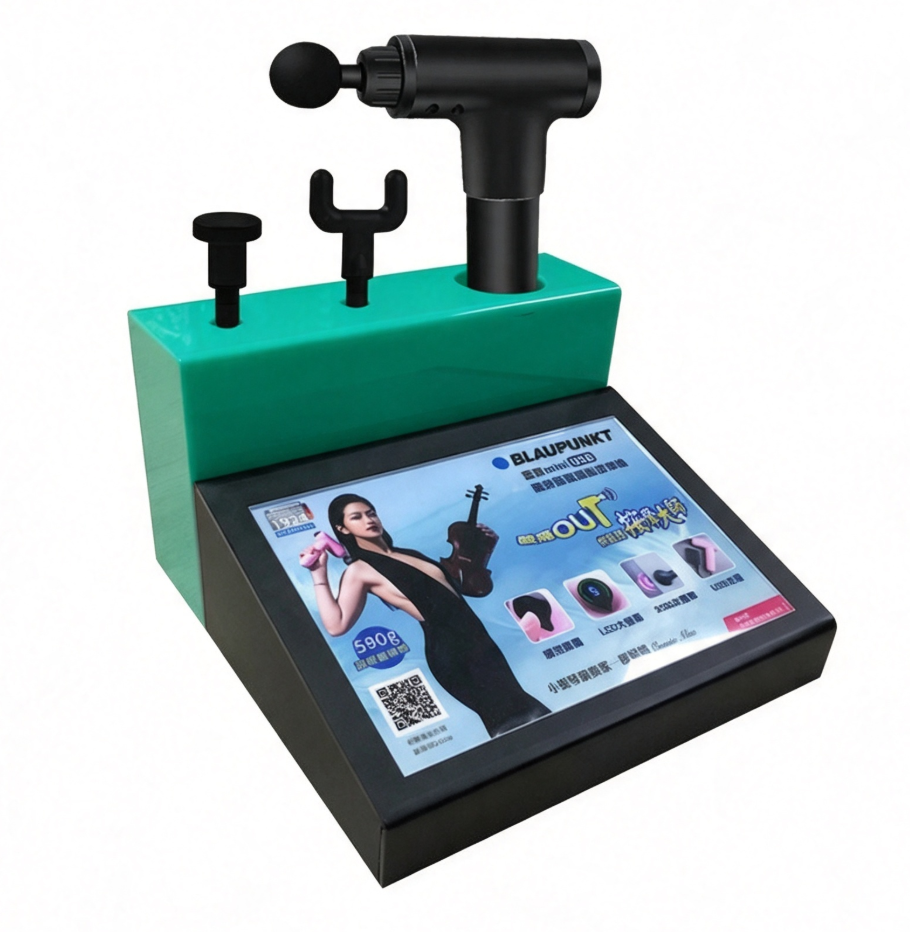 Custom Combined Lighted Sample Display Stand for Acrylic Fascia Guns & Muscle Massager Accessories, Manufacturer Customization Available