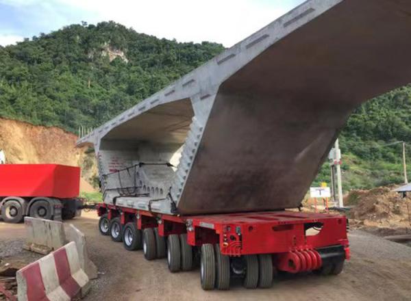 Turbines Transformer Transportation 500 Tons Hydraulic Modular Axis Trailer