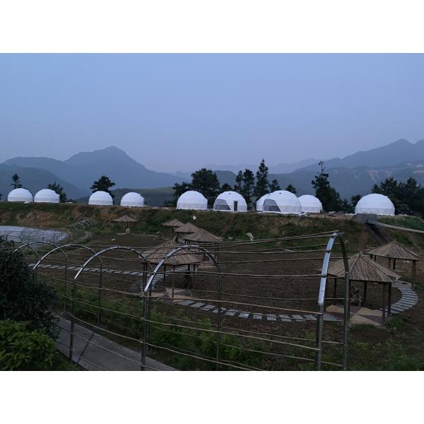Hotel Decoration Igloo Geodesic Dome Tent Wind Resistant