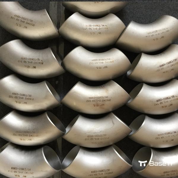 Medical Alloy Titanium Pipe Fittings Titanium Elbow Ti-6Al-4V Ti-6Al-7Nb Orthopedic