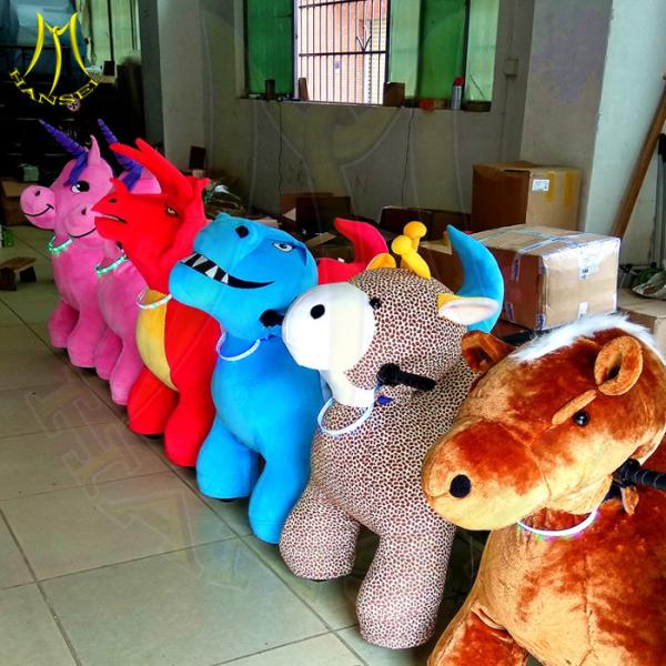 Hansel indoor amusement park equipment juguetes montables electricos electric animal scooter used amusement park  ride