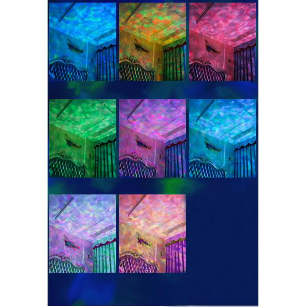 New Romantic Planet Galaxy Laser Projection Lamp 14 Lighting Modes and Built-in Music Bedside Night Light With Remote Co