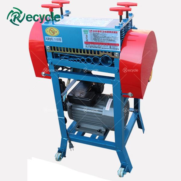 200-1000 Kg/d Capacity Professional Copper Wire Cable Peeling Machine with 99.99% Separation Rate