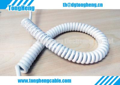 Safety Stable Operation Verified Vehicle TPU Coiled Cable