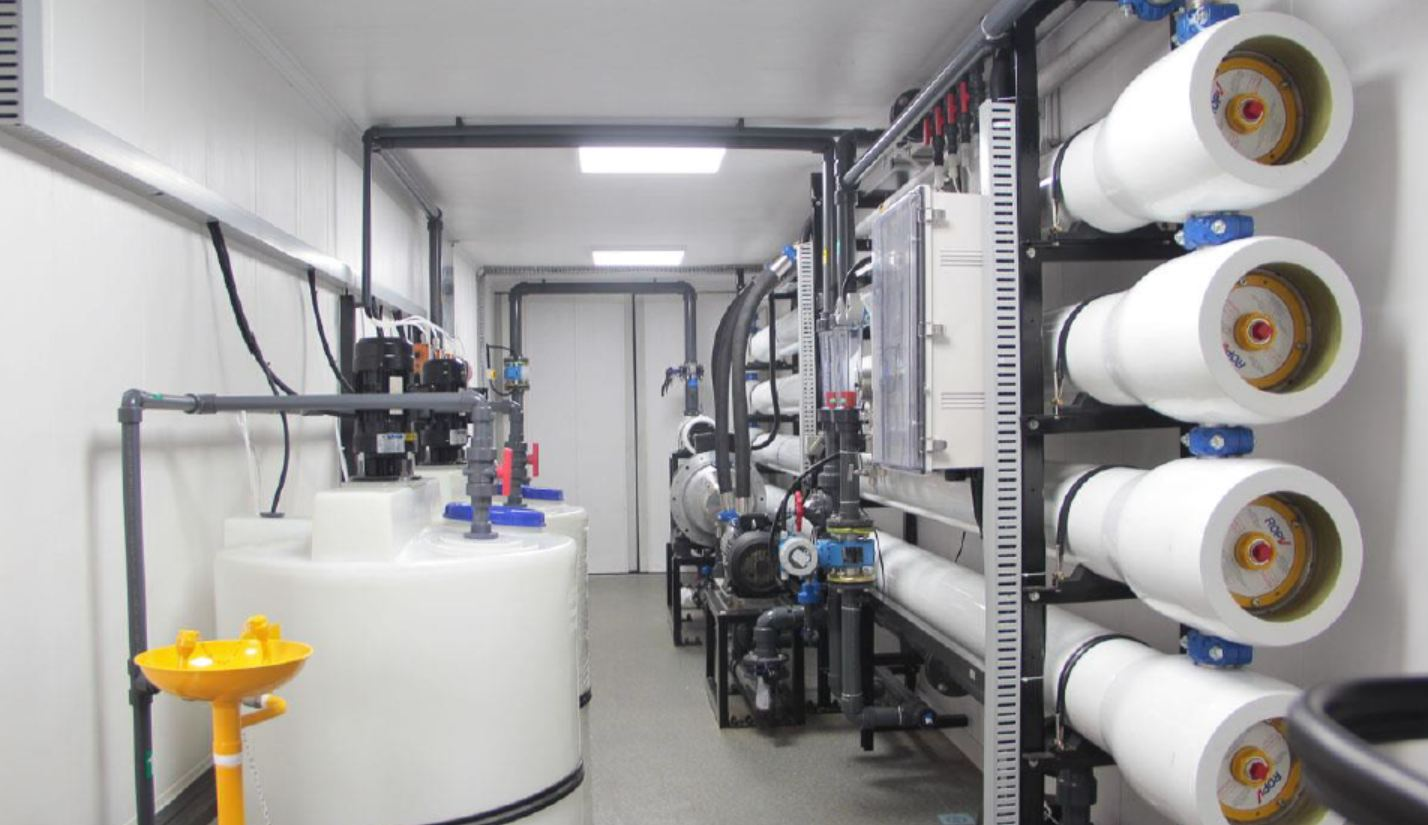 Portable Containerized BWRO System with High Efficiency Desalination and Corrosion Resistant Design