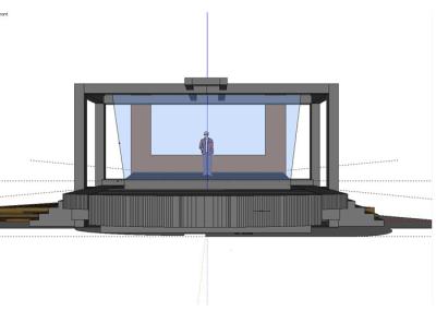 sistema de projeção dos 10M 3D/folha video holográficos do lápis de olho para eventos vivos, concertos da música