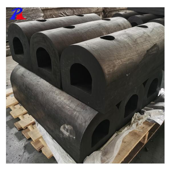 Wharf and Dock Bumper D Type Ship Boat EPDM Rubber Seal Strips Natural Rubber Material