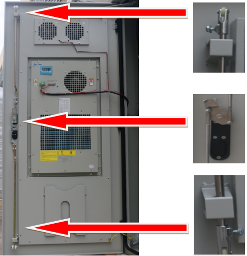Кондиционер шкафа IP55 32U на открытом воздухе шкаф базовой станции стены держателя шкафа охлаждать/19 дюймов двойной