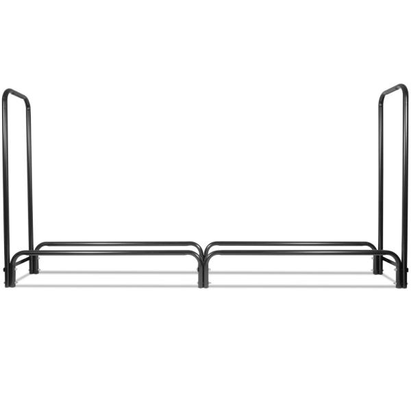 Professional Black Steel Fence Firewood Log Holder For Inside Fireplace