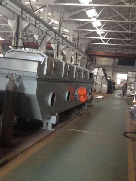 Máquina do secador da cama fluida de portador da movimentação do motor da vibração de Ventilex com capacidade grande 200 - 2600kg