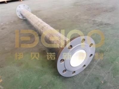 Tubo de aço carbono de revestimento cerâmico recto Resistência ao calor Custom