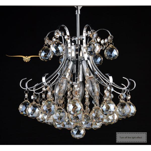 Colonial metal crystal chandelier for indoor home lighting （WH-MI-69)