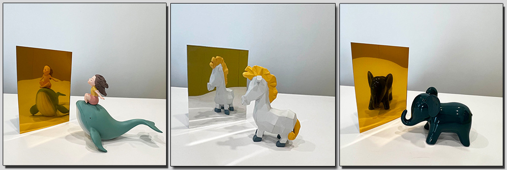 Blue And Gold Color Mirror Finish Aluminum Coil Coated Mirror Aluminium Material