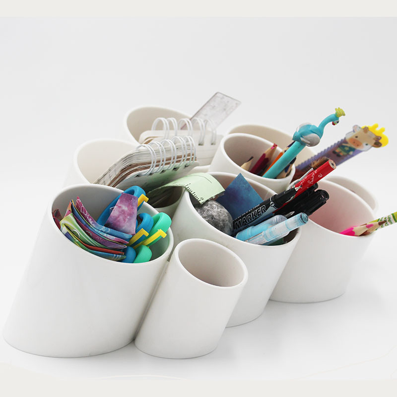 BSCI ISO9001 plastic pencil holder for desk Stationery Holder