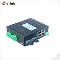 L2+ Industrial 4 puertos 10/100TX + 4 puertos RS485 + 2 puertos 100FX Ring Managed Ethernet Switch
