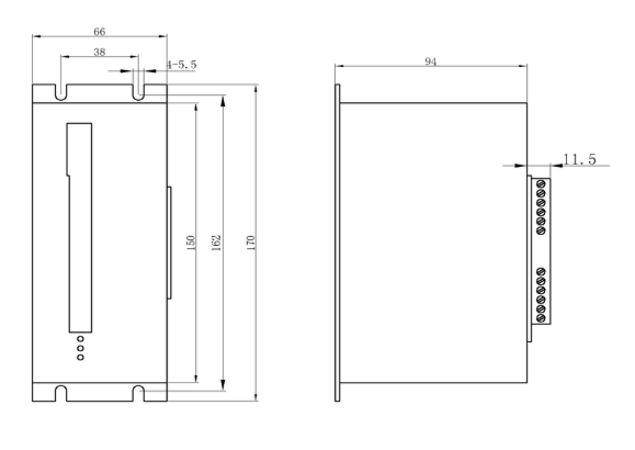 Наборы AC80-110V 200KHZ 0.38-6A M1160A регулятора Stepper мотора оси Cnc 3 Nema 23
