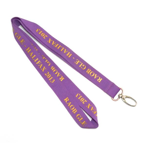 Conference Branded Cool Neck Strap Lanyard Free Artwork Under Customer Logo