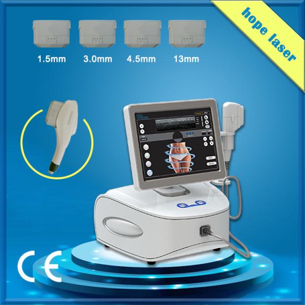 High intensity focused ultrasound HIFU beauty machine face / body slimming