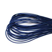 Couleur 3 mm Polyester Cordon élastique en tresses rondes étirement
