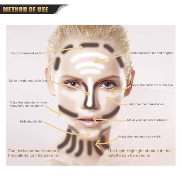 OEM Hot Sale Makeup Contour Palette Face Cream 6 Color Correcting Concealer