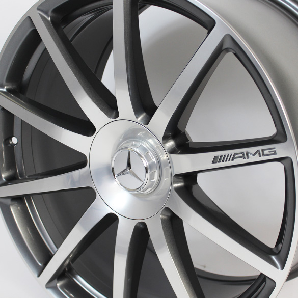 Forged 7.5J 66.6 Hole 10 Spoke Aluminum Wheels Mercedes Benz Fit Tire 265 40 R18