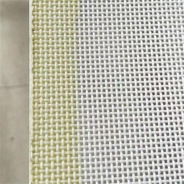 Polyester Wire Mesh Belt Plain Square Hole Open Dryer Mesh Conveyor Belt for Paper Mills