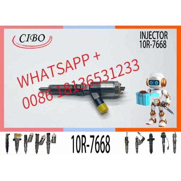 New Common Rail Diesel Fuel Injector 321-0990 2645a743 10R-7668 for Engine C6.6 320D Inyector Injecteur